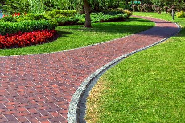 Brick Walkway Installation in Bainbridge Island