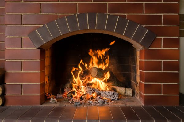 Brick Fireplace Installation in Bainbridge Island
